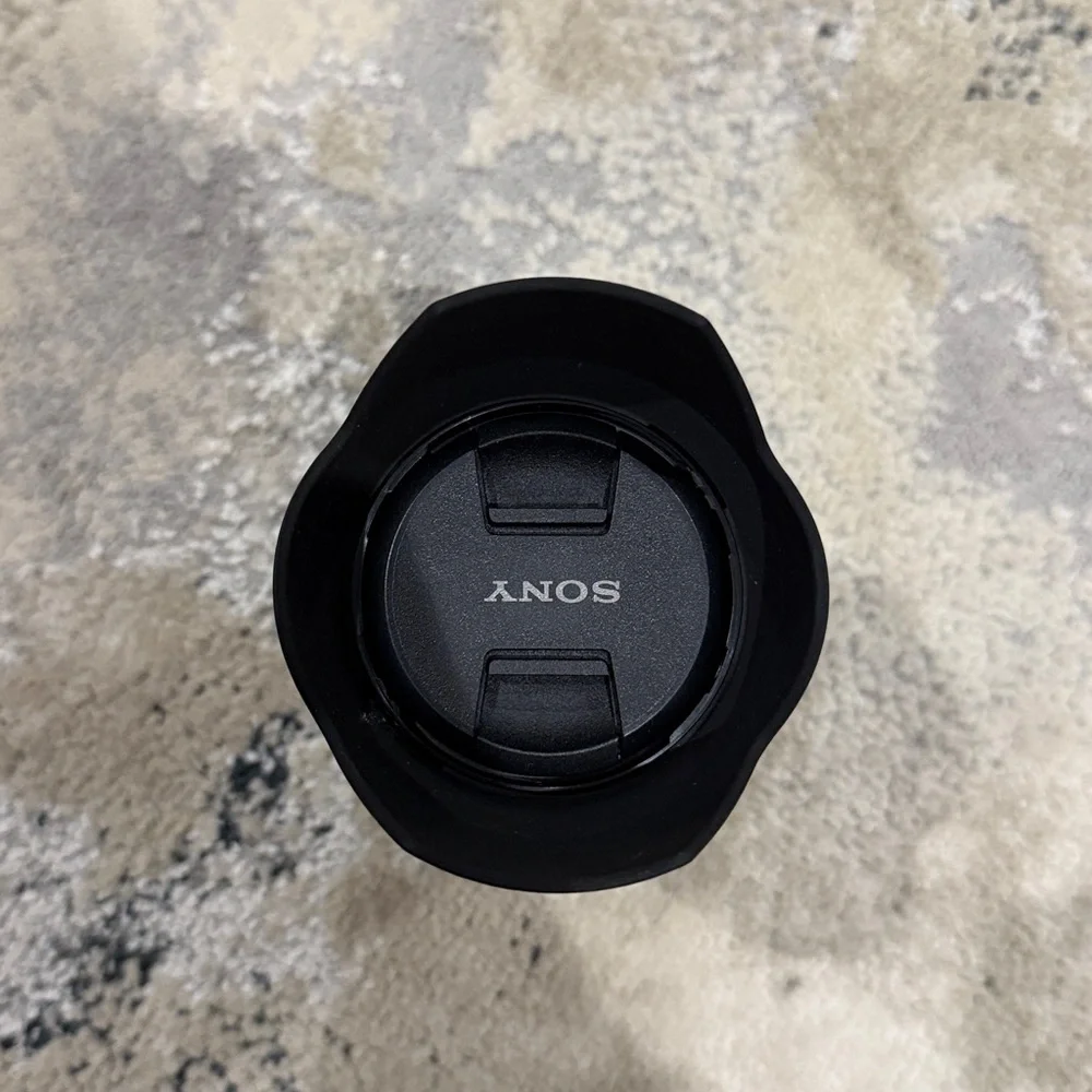 Sony Black Lens with Detachable Hood
